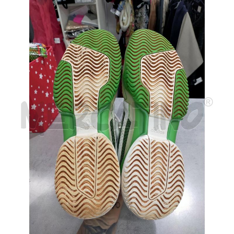 SCARPE DA PADEL/TENNIS ADIDAS ADITUFF BIANCHE/VERDI | Mercatino dell'Usato Roma rebibbia 5
