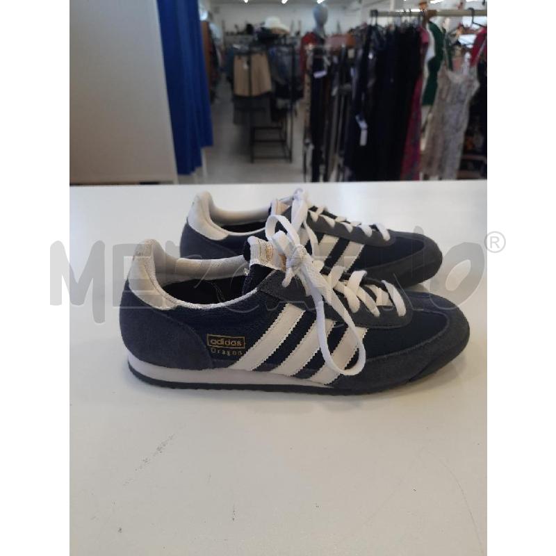 SCARPE DONNA ADIDAS BLU DET BIANCHI  | Mercatino dell'Usato Roma rebibbia 1