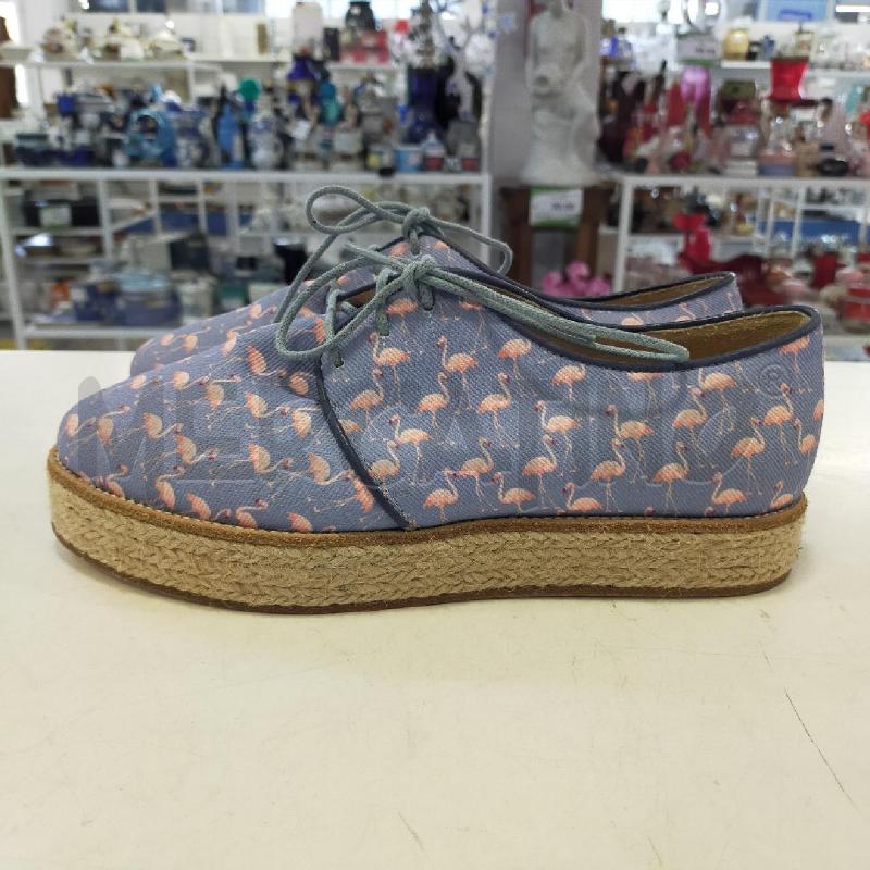 SCARPE DONNA BOBBIES TG36 CELESTE STAMPA FENICOTTERI | Mercatino dell'Usato Roma rebibbia 2