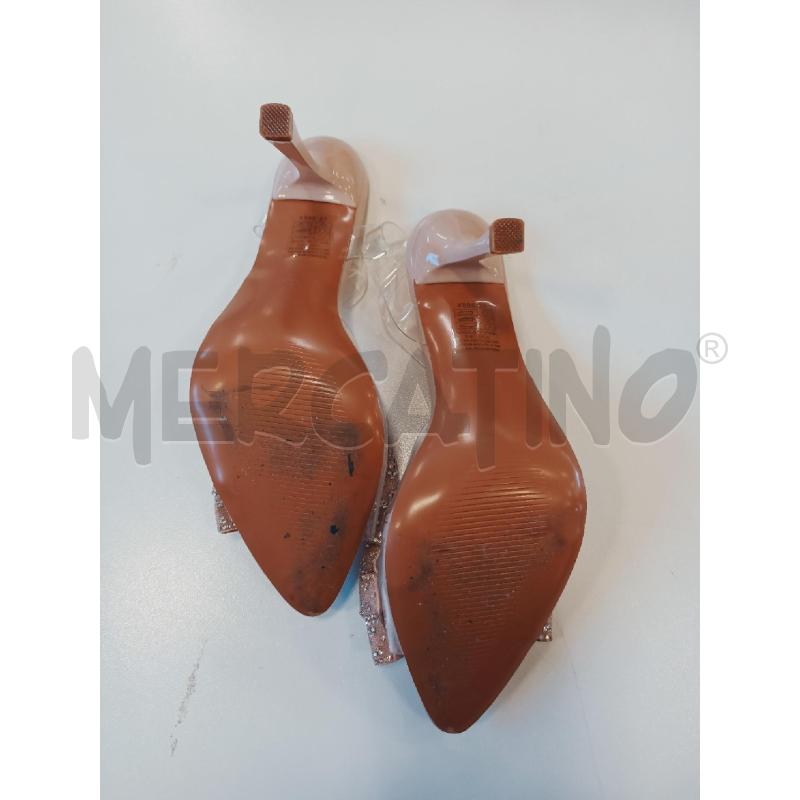 SCARPE DONNA DIAMANTIQUE FIOCCO STRASS CONTORNO TRASPARENTE | Mercatino dell'Usato Roma rebibbia 2
