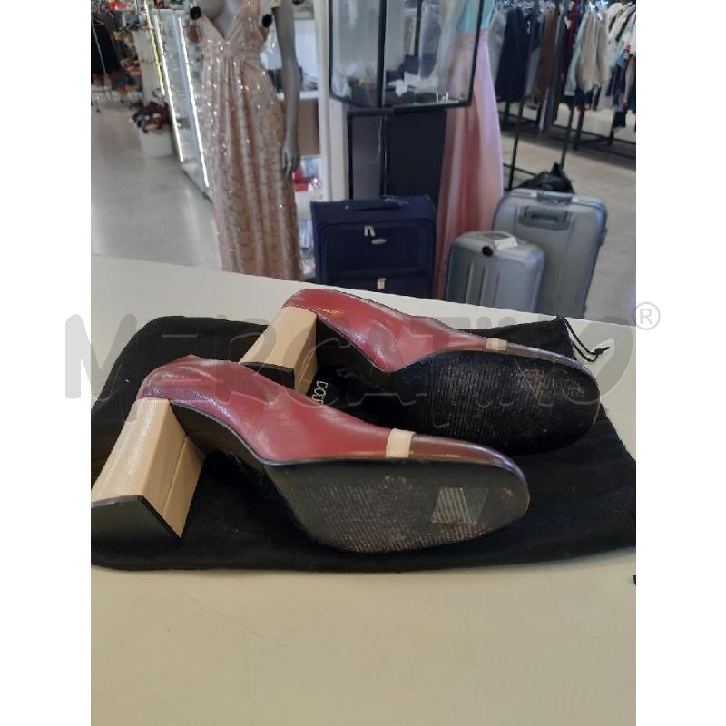 SCARPE DONNA DOLCE&GABBANA CUOIO ROSSE MARRONI BEIGE  | Mercatino dell'Usato Roma rebibbia 3