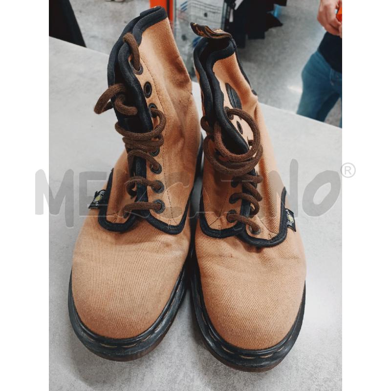 SCARPE DONNA DR MARTENS TELA MARRONI | Mercatino dell'Usato Roma rebibbia 1