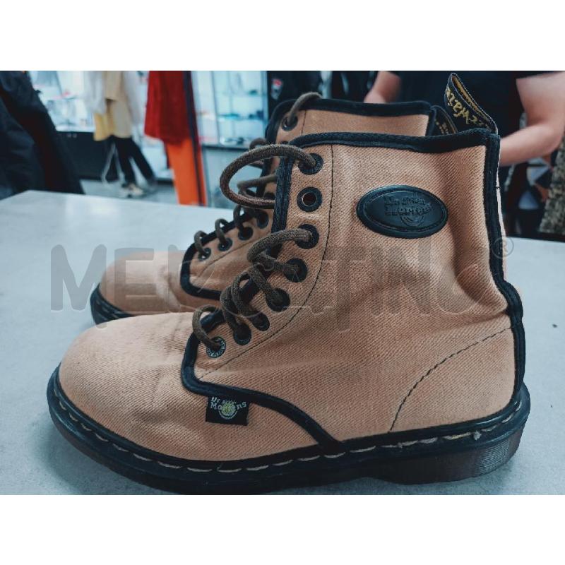 SCARPE DONNA DR MARTENS TELA MARRONI | Mercatino dell'Usato Roma rebibbia 2