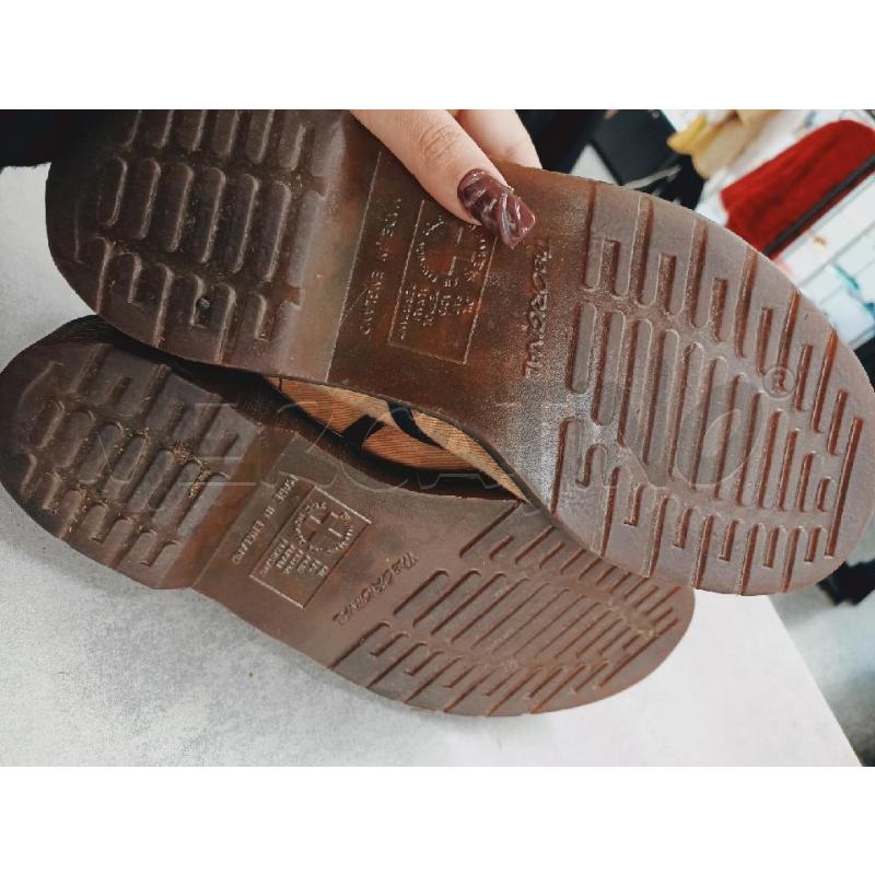 SCARPE DONNA DR MARTENS TELA MARRONI | Mercatino dell'Usato Roma rebibbia 4