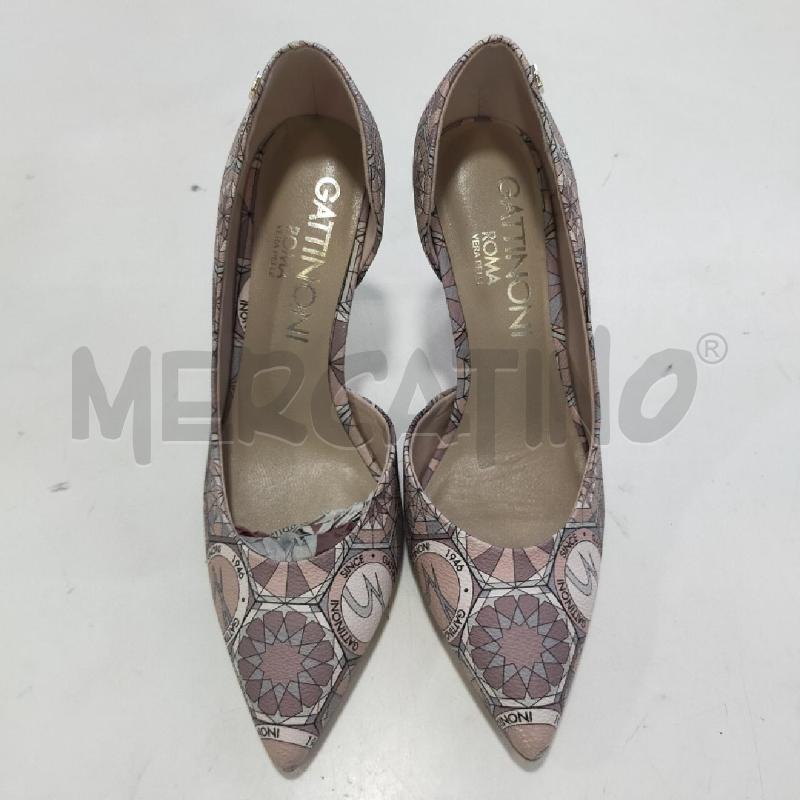 SCARPE DONNA GATTINONI FANTASIA MARRONE  | Mercatino dell'Usato Roma rebibbia 2