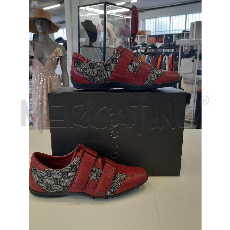 SCARPE DONNA GUCCI ROSSE MONOGRAM | Mercatino dell'Usato Roma rebibbia 2