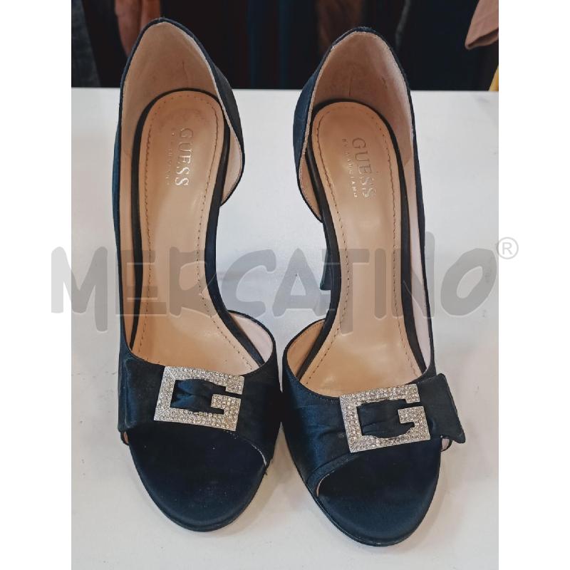 SCARPE DONNA GUESS NERE G STRASS CENTRALE | Mercatino dell'Usato Roma rebibbia 1