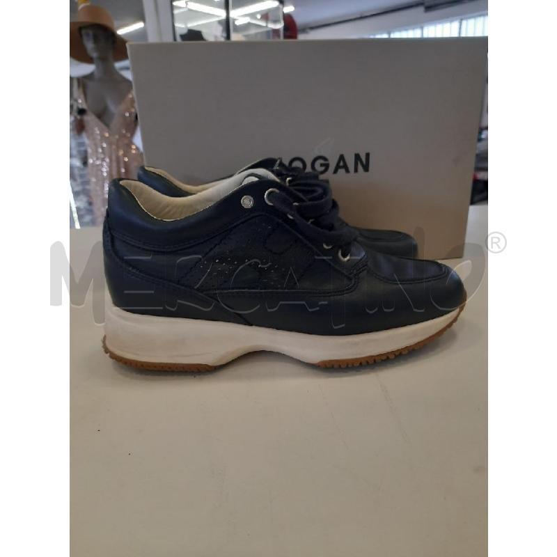 SCARPE DONNA HOGAN BLU SCURO  | Mercatino dell'Usato Roma rebibbia 1
