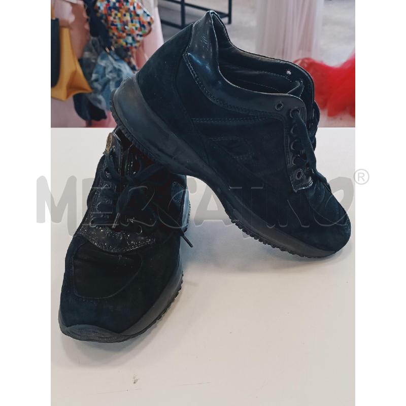 SCARPE DONNA HOGAN NERE LUCIDE | Mercatino dell'Usato Roma rebibbia 2