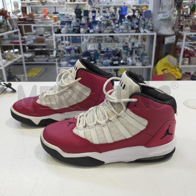 SCARPE DONNA JORDAN MAX AURA ROSSE BIANCHE  | Mercatino dell'Usato Roma rebibbia 3