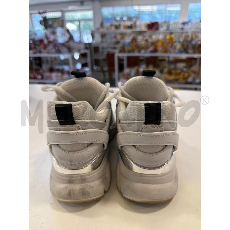 SCARPE DONNA MICHAEL KORS BIANCHE DET NERI  | Mercatino dell'Usato Roma rebibbia 3