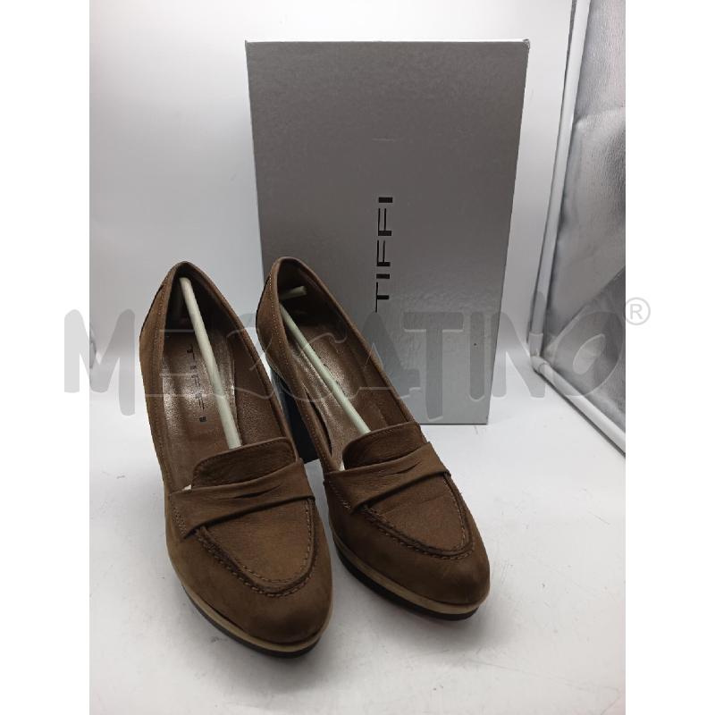 SCARPE DONNA NABOUCK MARRONE TIFFI | Mercatino dell'Usato Roma rebibbia 1