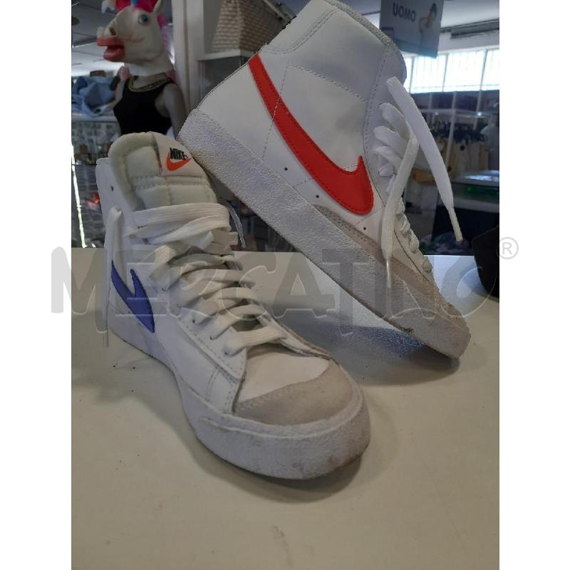 SCARPE DONNA NIKE BIANCHE NIKE ROSSO BLU | Mercatino dell'Usato Roma rebibbia 4