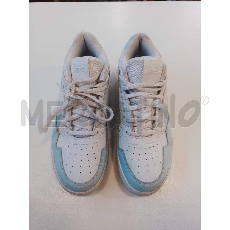 SCARPE DONNA REEBOK BIANCHE CELESTE  | Mercatino dell'Usato Roma rebibbia 2