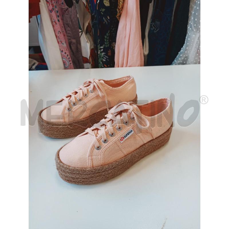 SCARPE DONNA SUPERGA COLOR SALMONE  | Mercatino dell'Usato Roma rebibbia 1