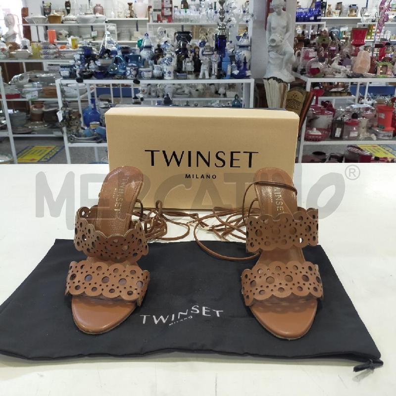 SCARPE DONNA TWINSET CUOIO FORATE | Mercatino dell'Usato Roma rebibbia 1