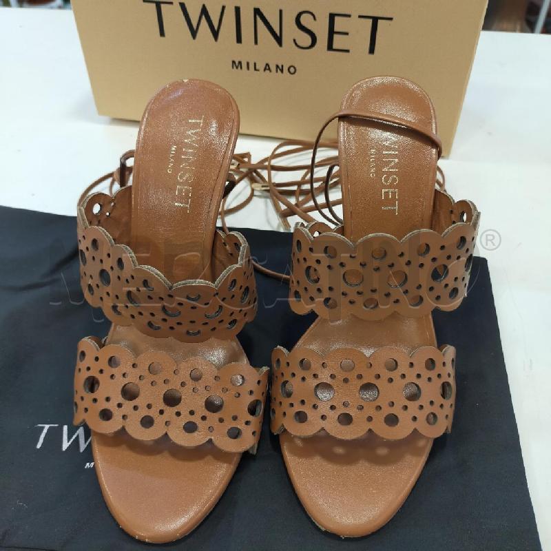 SCARPE DONNA TWINSET CUOIO FORATE | Mercatino dell'Usato Roma rebibbia 2