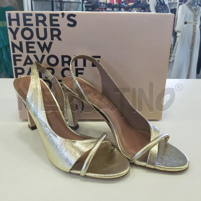 SCARPE DONNA VICENZA DORATE  | Mercatino dell'Usato Roma rebibbia 1