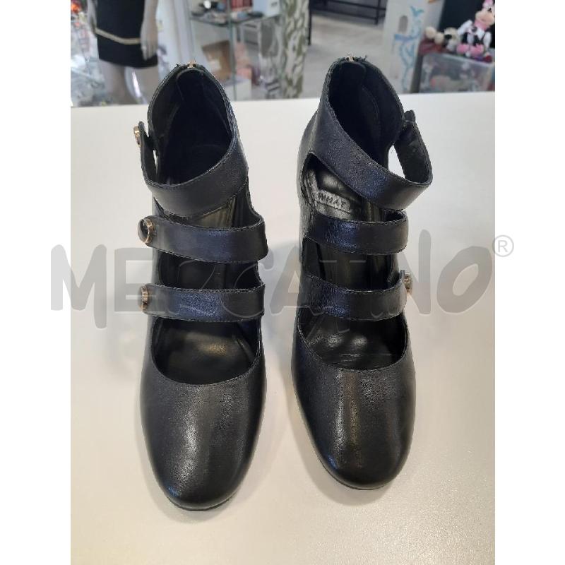 SCARPE DONNA WHAT FOR APERTE TACCHETTO 3 LACCI  | Mercatino dell'Usato Roma rebibbia 2