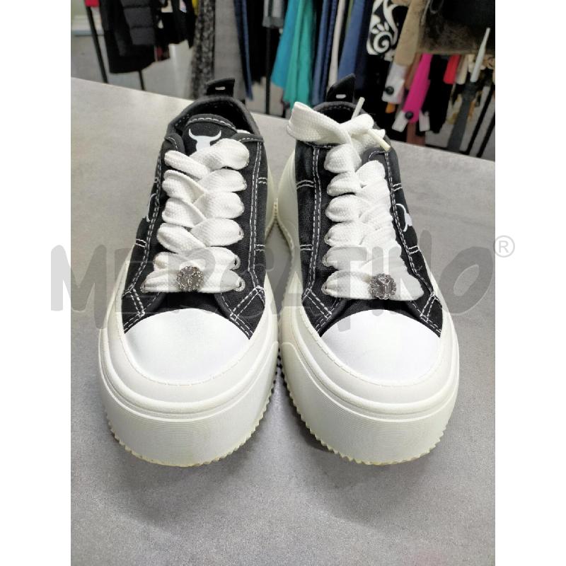 SCARPE DONNA WINDSORSMITH NERE BIANCHE BASSE | Mercatino dell'Usato Roma rebibbia 1