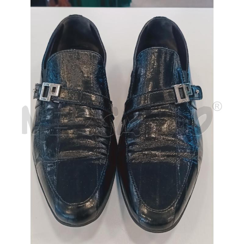 SCARPE UOMO CESARE PACIOTTI NERE LUCIDE TG41/42 | Mercatino dell'Usato Roma rebibbia 1