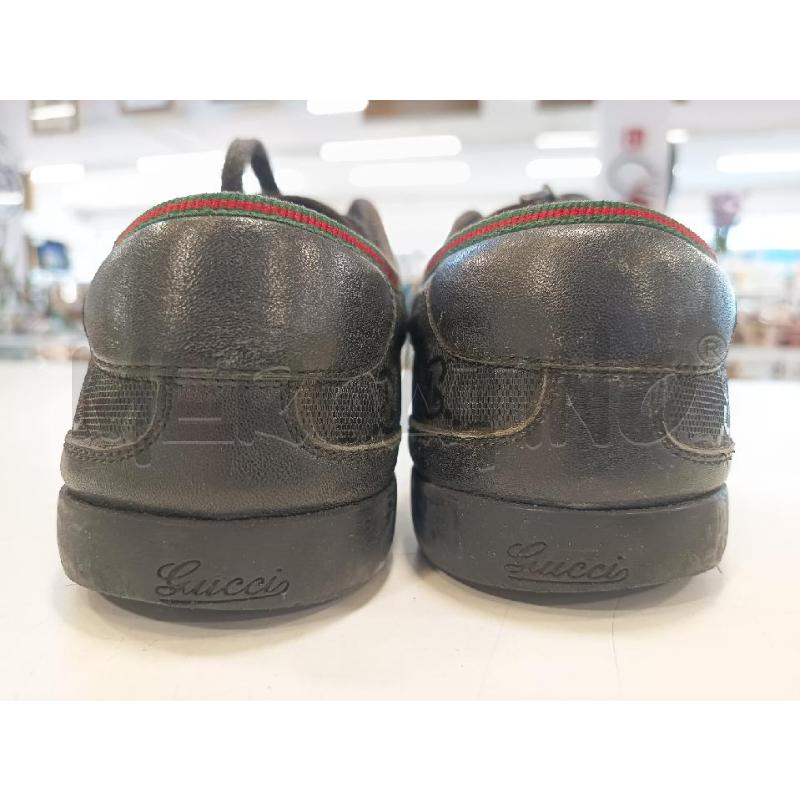 SCARPE UOMO GUCCI SNEAKERS MONOGRAM NERE | Mercatino dell'Usato Roma rebibbia 3