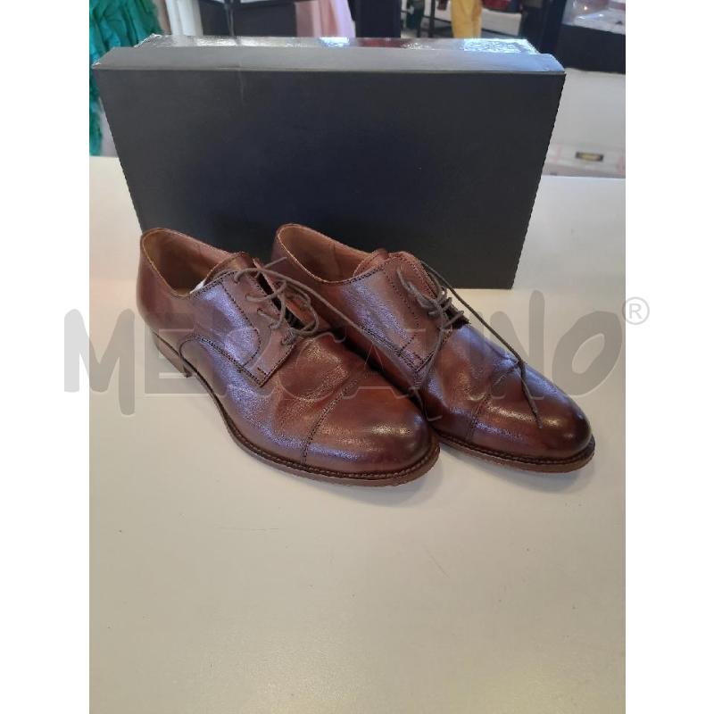 SCARPE UOMO HASSAN MARRONE SCURO | Mercatino dell'Usato Roma rebibbia 1