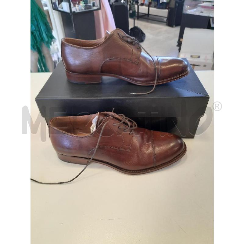 SCARPE UOMO HASSAN MARRONE SCURO | Mercatino dell'Usato Roma rebibbia 3