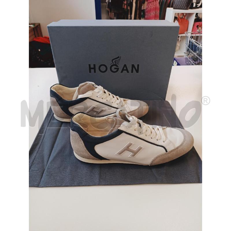 SCARPE UOMO HOGAN  BIANCO GRIGIO  | Mercatino dell'Usato Roma rebibbia 1
