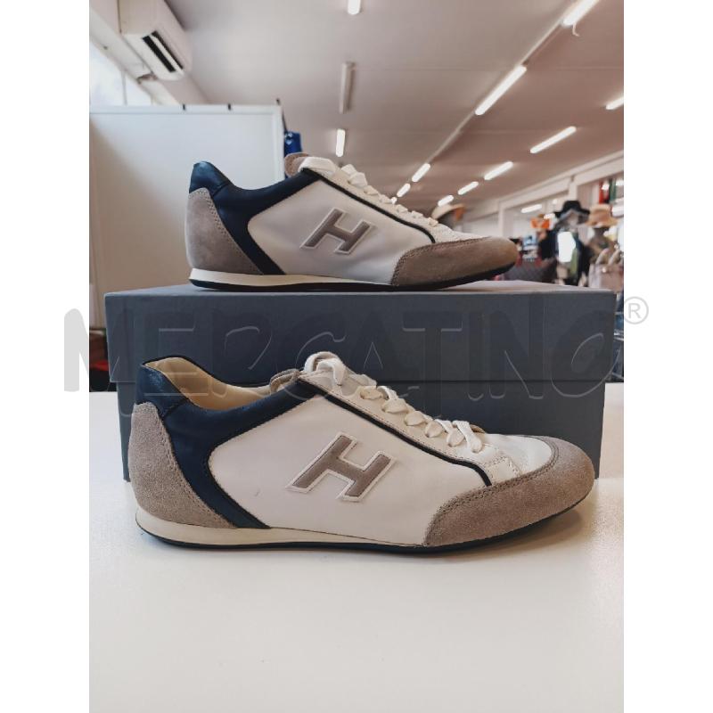 SCARPE UOMO HOGAN  BIANCO GRIGIO  | Mercatino dell'Usato Roma rebibbia 2