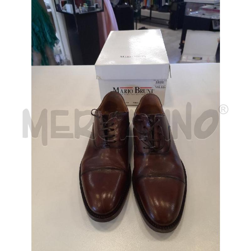 SCARPE UOMO MARIO BRUNI MARRONE  | Mercatino dell'Usato Roma rebibbia 2