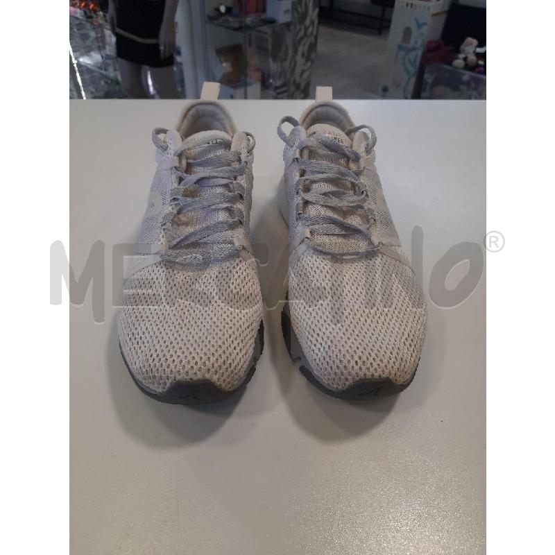 SCARPE UOMO NEW FEEL FLEXH BIANCHE  | Mercatino dell'Usato Roma rebibbia 2