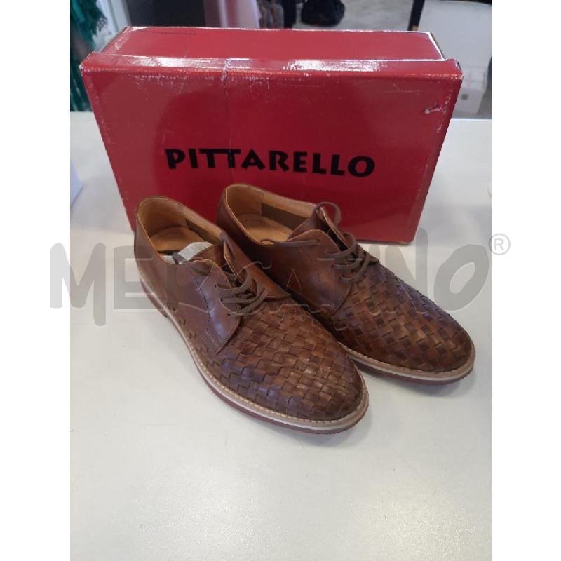 SCARPE UOMO PITTARELLO MARRONE INTRECCIATI | Mercatino dell'Usato Roma rebibbia 1