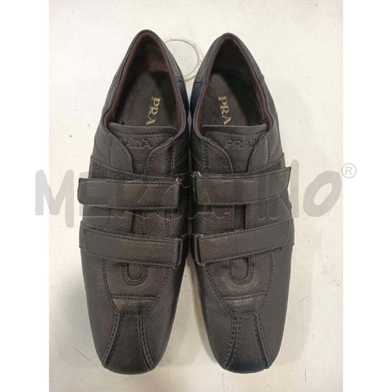 SCARPE UOMO PRADA NERI STRAPPI  | Mercatino dell'Usato Roma rebibbia 2