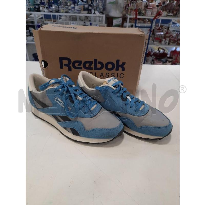 SCARPE UOMO REEBOK AZZURRI GRIGIO | Mercatino dell'Usato Roma rebibbia 1