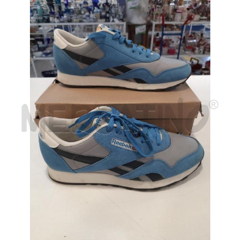 SCARPE UOMO REEBOK AZZURRI GRIGIO | Mercatino dell'Usato Roma rebibbia 3