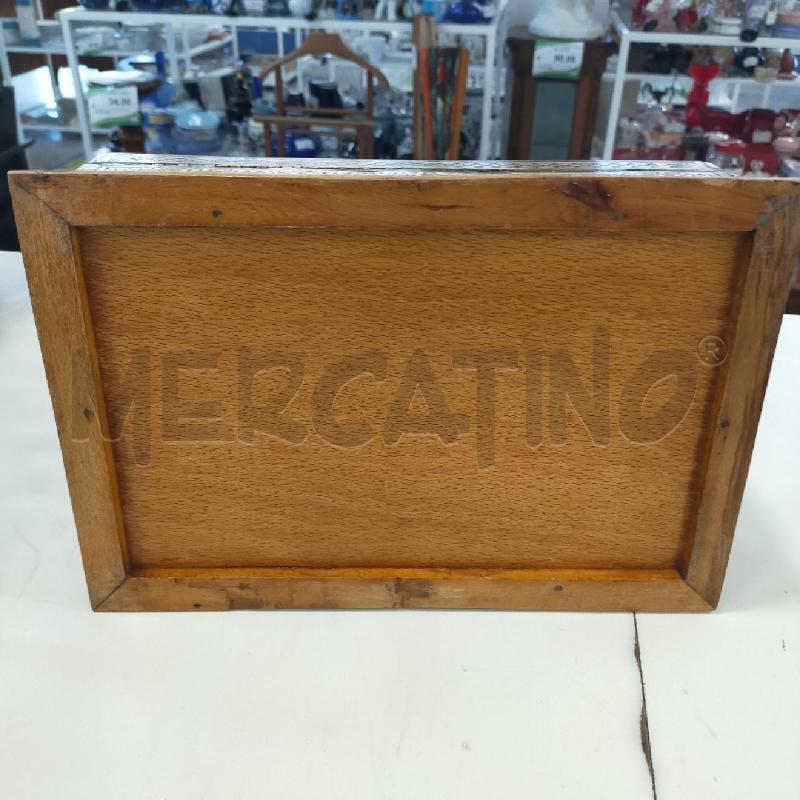 SCATOLA LEGNO INTARSIATA MADREPERLA DA RIV | Mercatino dell'Usato Roma rebibbia 4