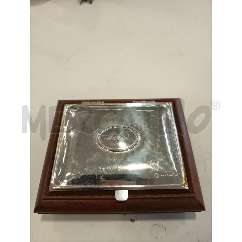 SCATOLA LEGNO PLACCA ARG | Mercatino dell'Usato Roma rebibbia 1