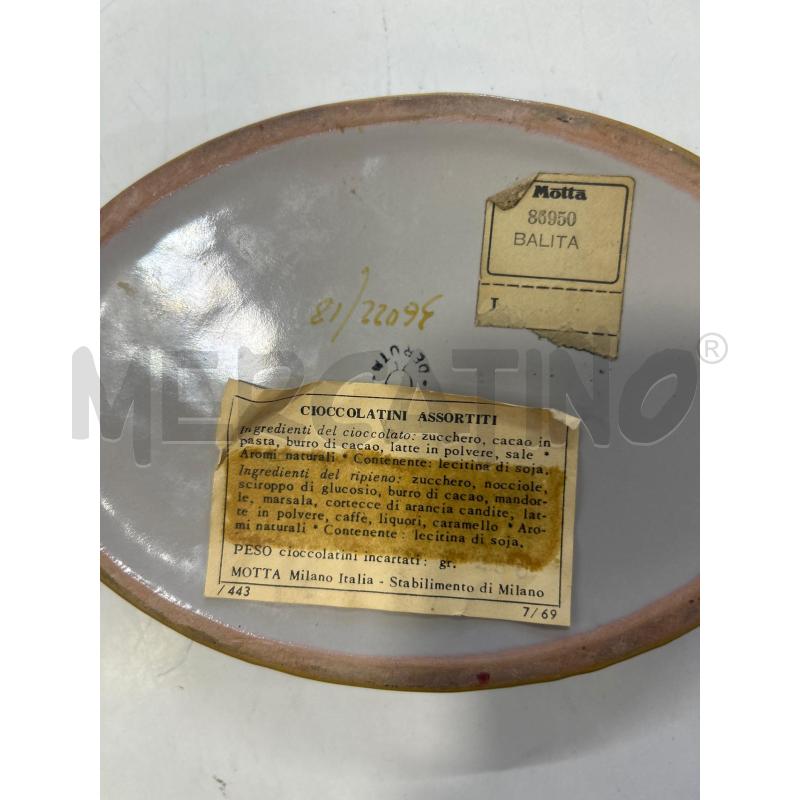 SCATOLA OVALE CERAM BEIGE GIALLA DERUTA VECCHIA | Mercatino dell'Usato Roma rebibbia 3
