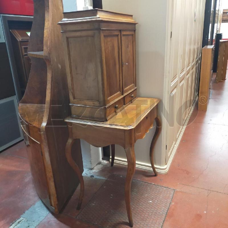 SCRITTOIO CON MOBILE NOCE 2A | Mercatino dell'Usato Roma rebibbia 4