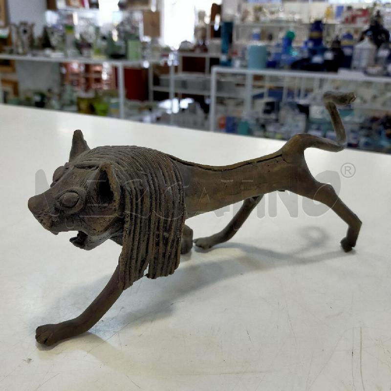 SCULTURA BRONZO LEONE PETTINATO | Mercatino dell'Usato Roma rebibbia 3