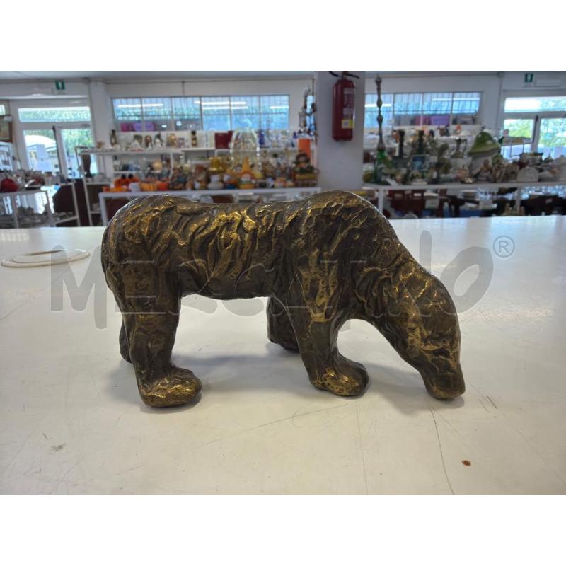 SCULTURA BRONZO ORSO | Mercatino dell'Usato Roma rebibbia 2