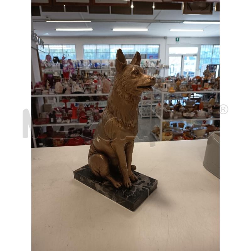 SCULTURA CANE DOR BASE MARMO  | Mercatino dell'Usato Roma rebibbia 2