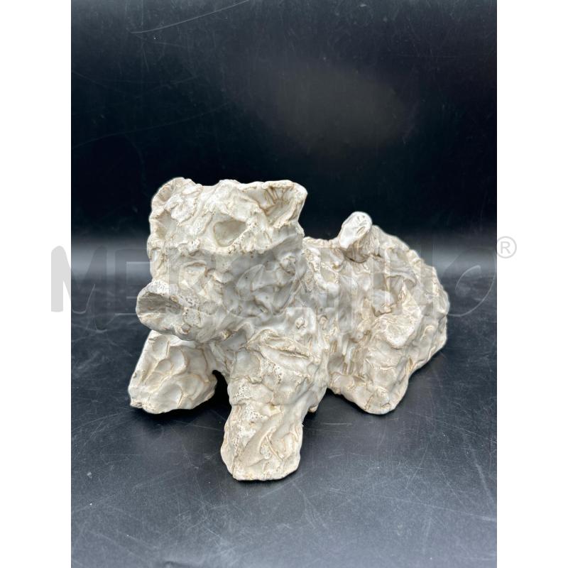 SCULTURA CERAMICA CANE FIRMA CIAMPOLI | Mercatino dell'Usato Roma rebibbia 1