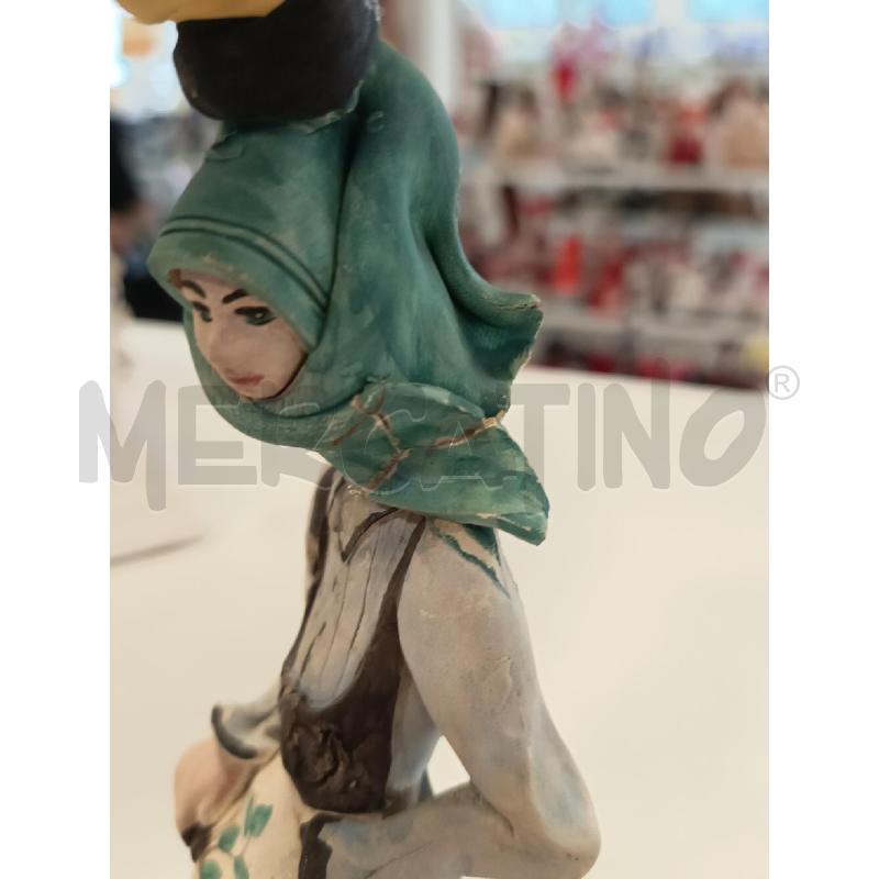 SCULTURA CERAM SARDA DONNA COLORI | Mercatino dell'Usato Roma rebibbia 4