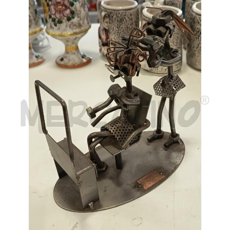 SCULTURA FERRO PARRUCCHIERE | Mercatino dell'Usato Roma rebibbia 2
