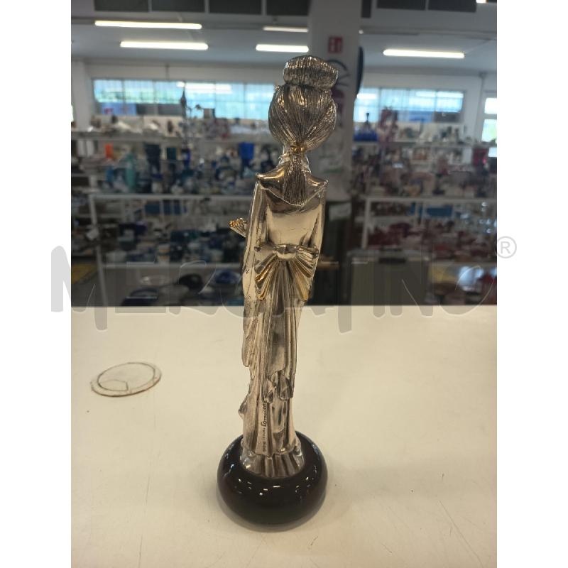 SCULTURA ORIENTALE CROMO DONNA | Mercatino dell'Usato Roma rebibbia 2