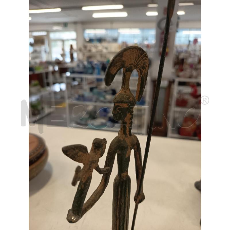 SCULTURA PICCOLA BRONZO ATHENA | Mercatino dell'Usato Roma rebibbia 3