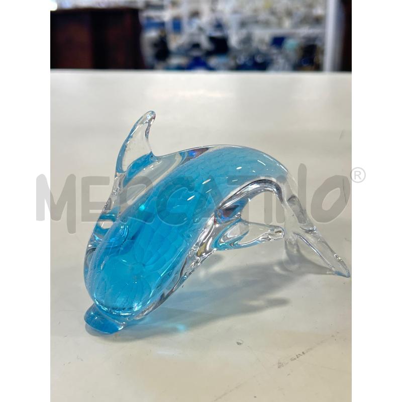 SCULTURA PICCOLA DELFINO MURANO  | Mercatino dell'Usato Roma rebibbia 1