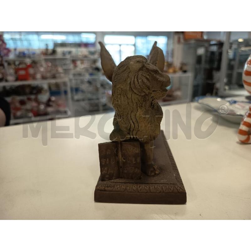 SCULTURA PICCOLA LEONE DI SAN MARCO BRONZO | Mercatino dell'Usato Roma rebibbia 2
